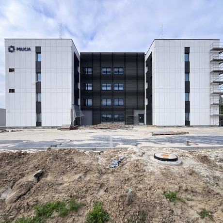 Budowa nowej siedziby II Komisariatu Policji w Rzeszowie [kwiecień 2024] - fot 6